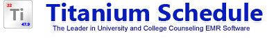 Titanium Schedule logo.